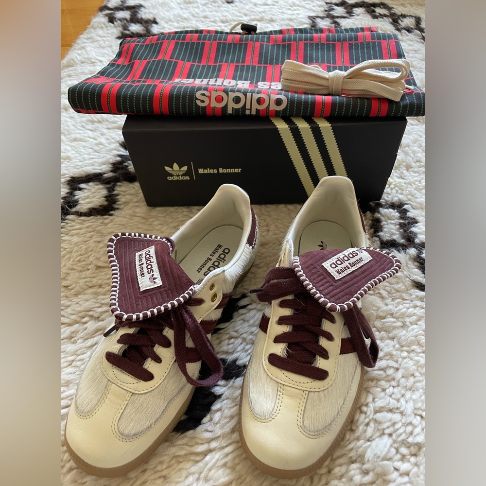 Wales Bonner x Adidas pony hair samba